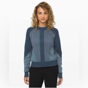 Lululemon Here for Serenity Sweater
Night Diver/BlueCharcoal/Petrol Blue Size XL